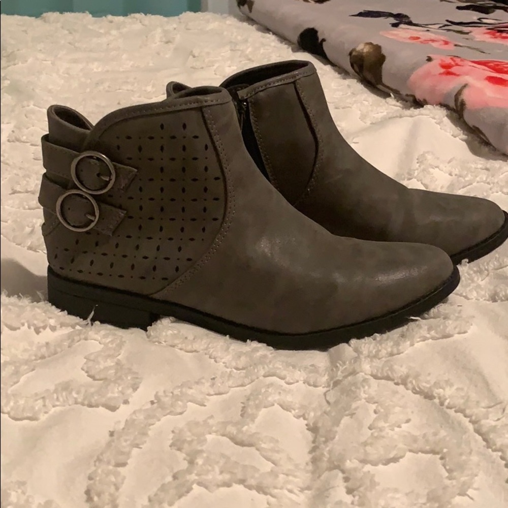 New Gray booties